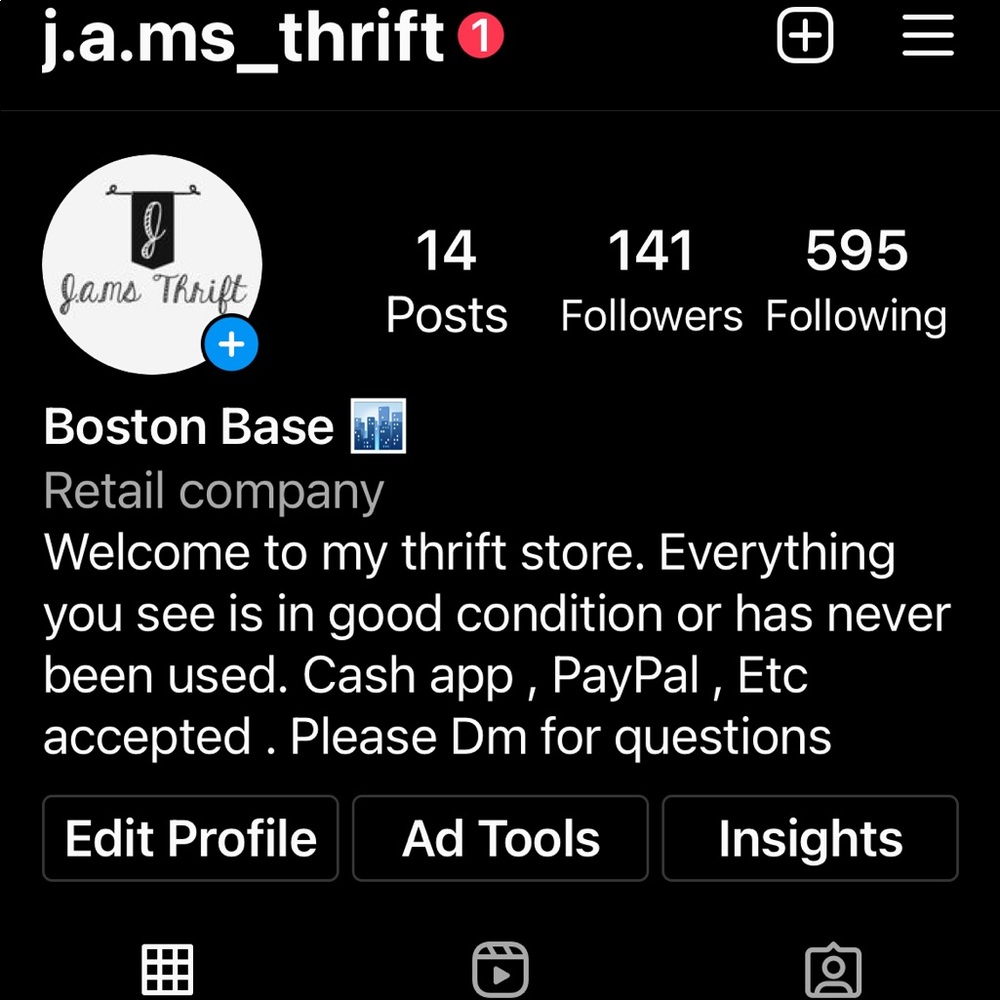 Feel free to follow us on Instagram shoppers